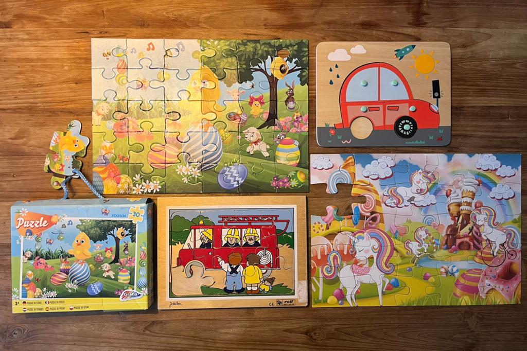 Diverse gratis puzzels, Kinderen en Baby's, Ophalen, 2 tot 4 jaar, Gebruikt, 10 tot 50 stukjes