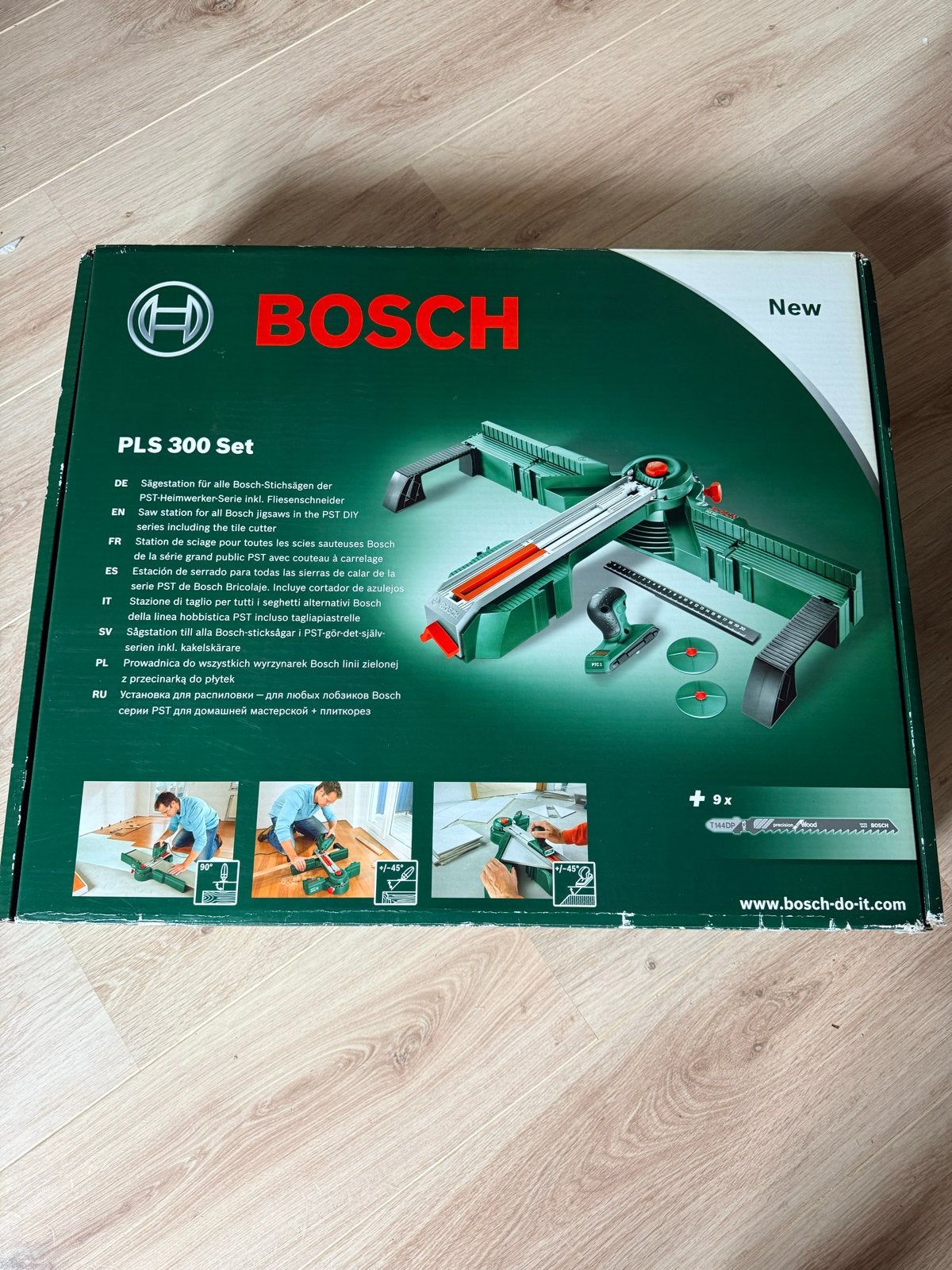 Bosch PLS 300 Set - Zaagstation voor Bosch decoupeerzagen, Ophalen of Verzenden, Nieuw, Overige typen