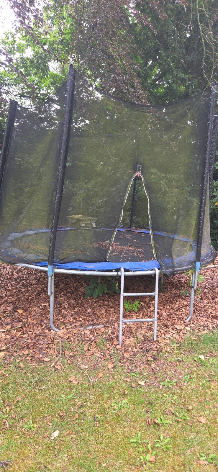 Trampoline met veiligheidsnet - 3 meter doorsnede, Ophalen, Gebruikt