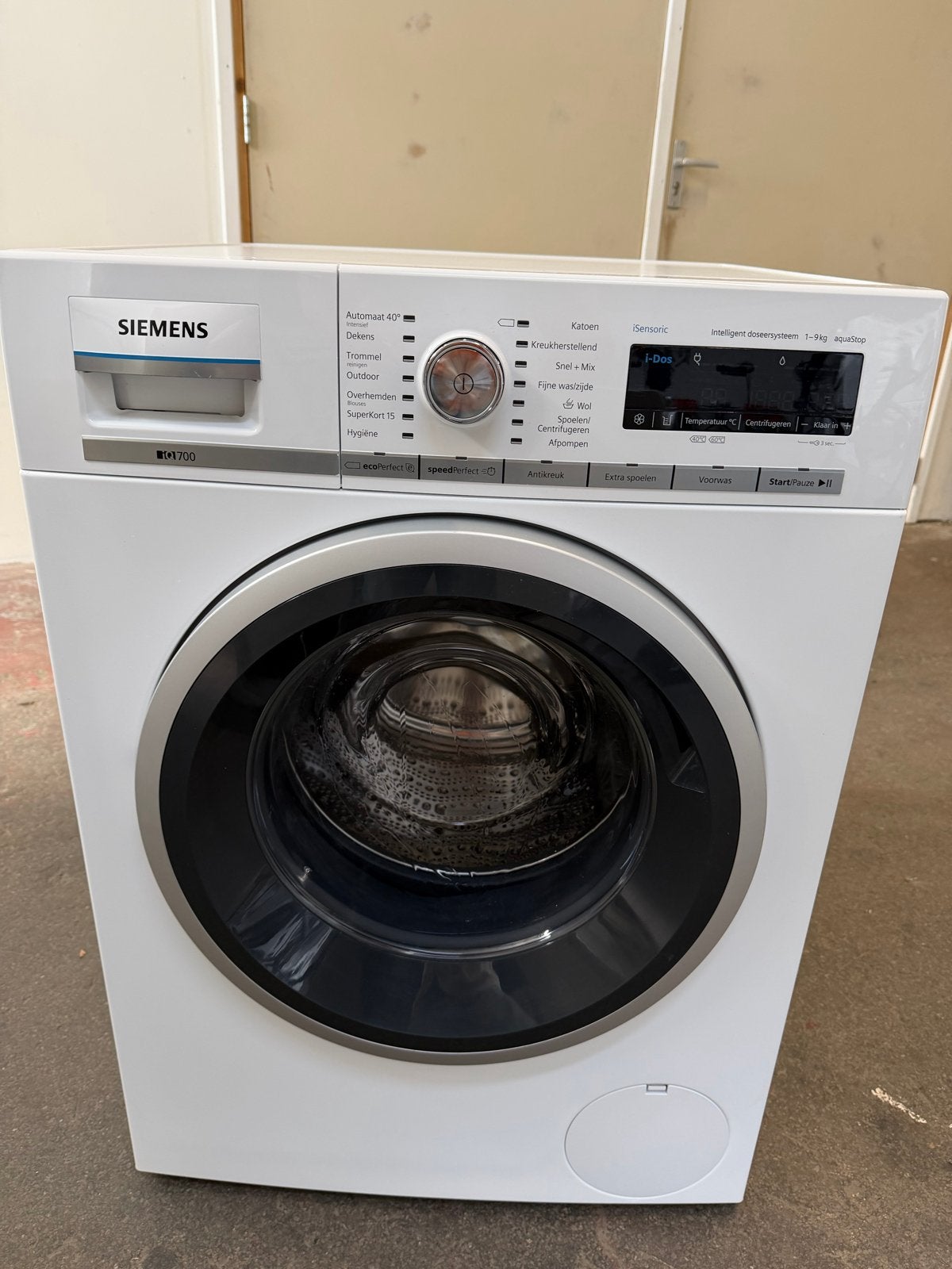 Siemens iQ700 Wasmachine 9kg i-Dos XXL Trommel Nieuwstaat, Ophalen, 8 tot 10 kg, Nieuw, Energieklasse A of zuiniger