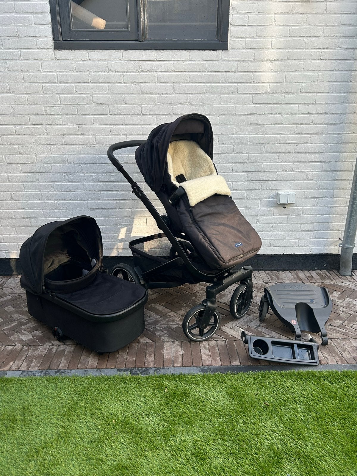Joolz Geo 3 Mono Double met complete accessoires set, Kinderen en Baby's, Gebruikt, Duowagen, Ophalen, Kinderwagen