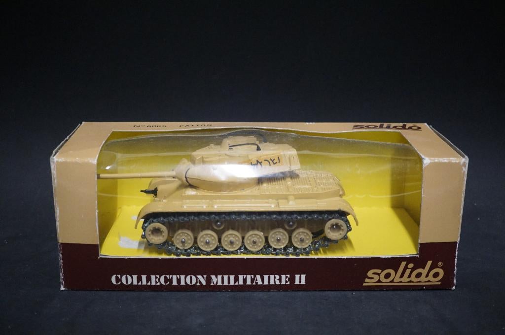 Solido Patton tank - 1/50 - TOP, Ophalen of Verzenden, Zo goed als nieuw, Overige typen, Overige merken