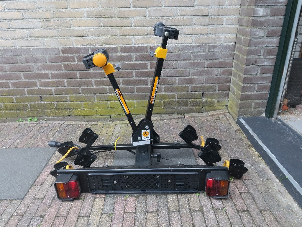Fietsendrager, Ophalen, 2 fietsen, Gebruikt, Trekhaakdrager