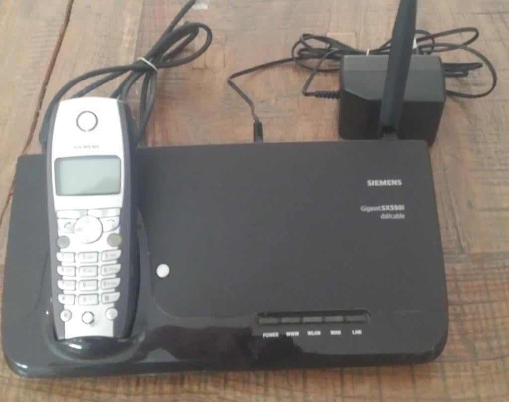 Siemens gigaset sx 550i draadloos + extra handset, Verzenden, 1 handset