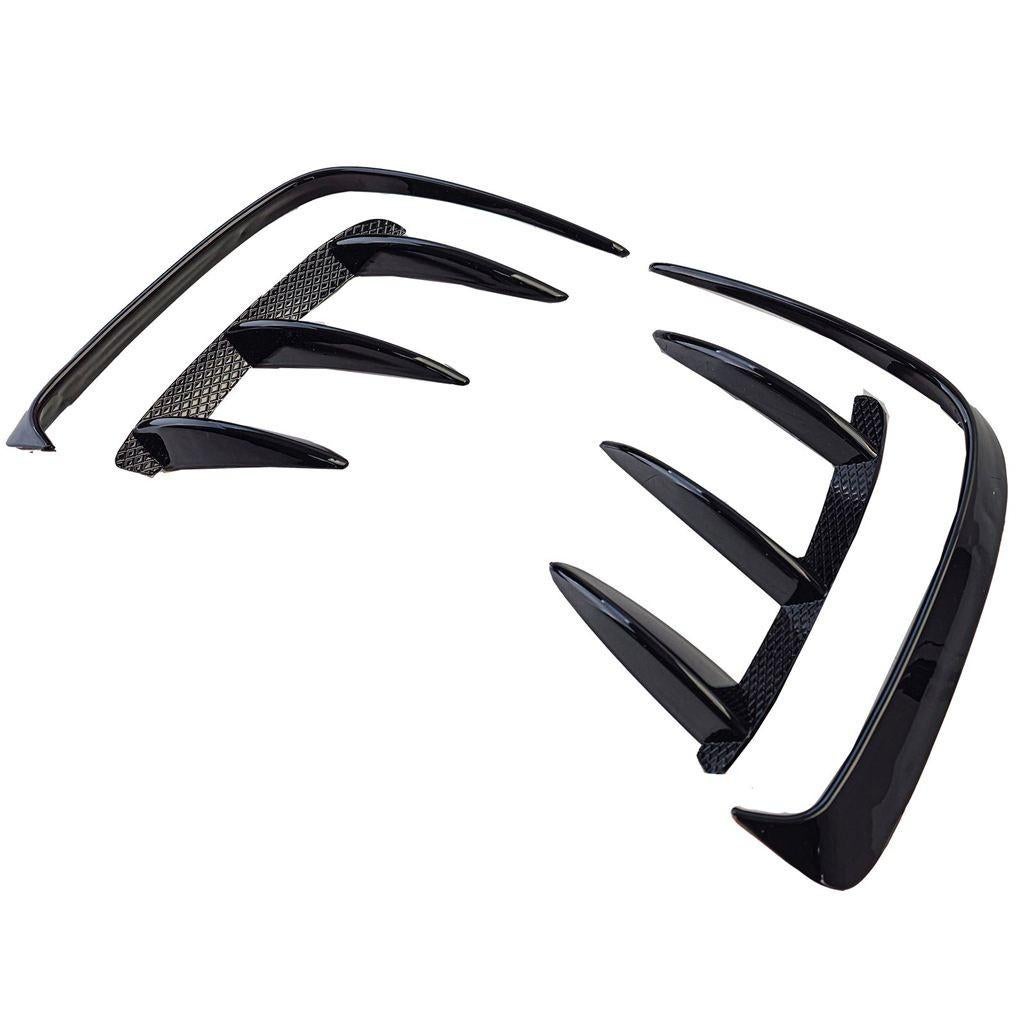 Set Canard Spoiler Mercedes A Klasse W176 Glans Zwart, Verzenden, Automotive Parts, A.parts@hotmail.nl, Trasmolenlaan 12 3447 GZ Woerden