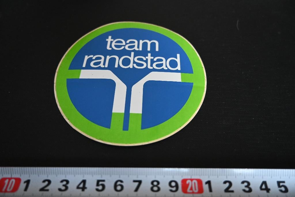 sticker TEAM RANDSTAD, Verzamelen, Ophalen, Zo goed als nieuw