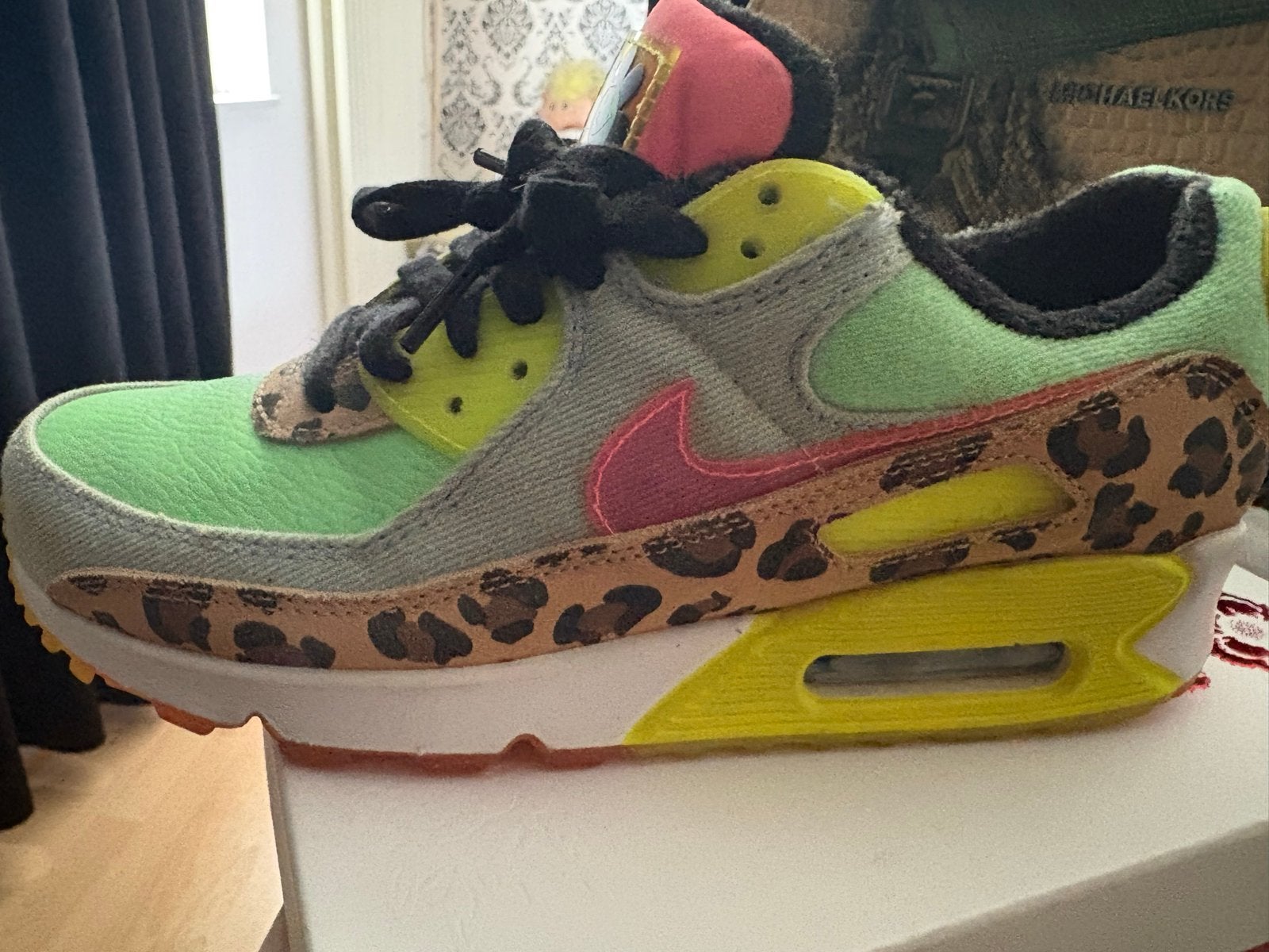 Nike Air Max 90 LX groen maat 39, Kleding | Dames, Schoenen, Ophalen of Verzenden, Zo goed als nieuw, Groen, Sneakers of Gympen