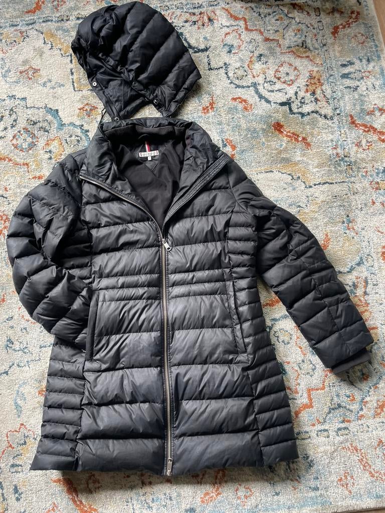 Tommy Hilfiger winterjack XL (40), Kleding | Dames, Ophalen of Verzenden, Zo goed als nieuw, Maat 38/40 (M), Zwart