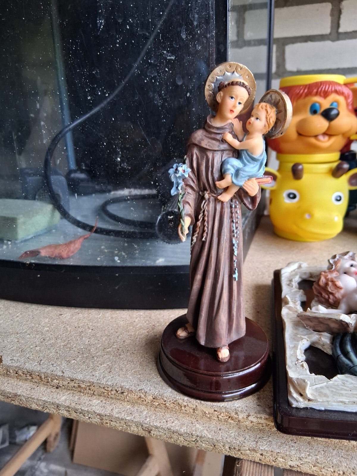 Beeldje van Sint Antonius met kindje Jezus, Ophalen of Verzenden