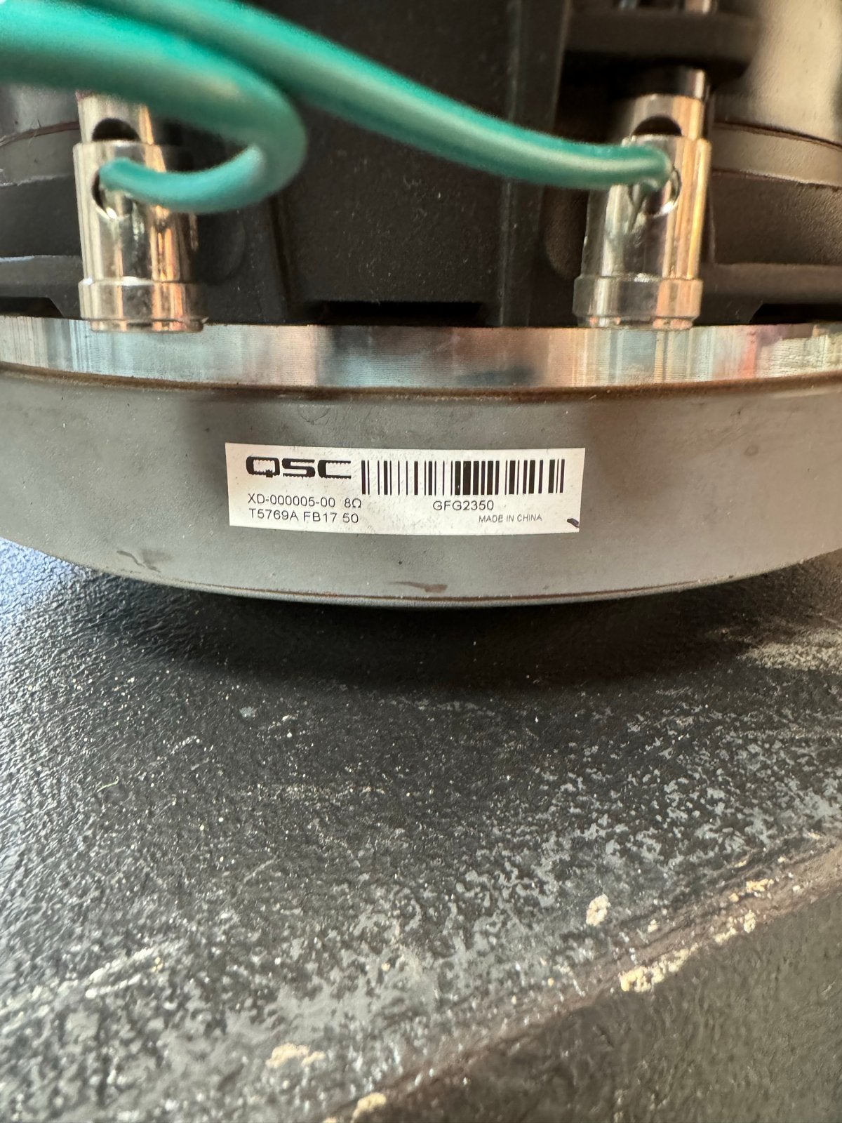 QSC 18 inch Woofer - Krachtige Bas voor PA-systemen, Gebruikt, Overige typen, Ophalen of Verzenden, 150 watt of meer