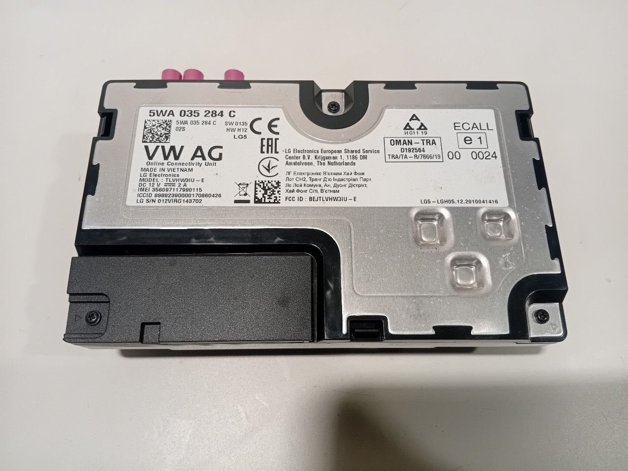 Bluetooth control module Volkswagen Golf, Ophalen of Verzenden, Van der Ven Autorecycling B.V., Onderdelen@venauto.nl, Ettenseweg 76, 4706 PB Roosendaal, The Netherlands