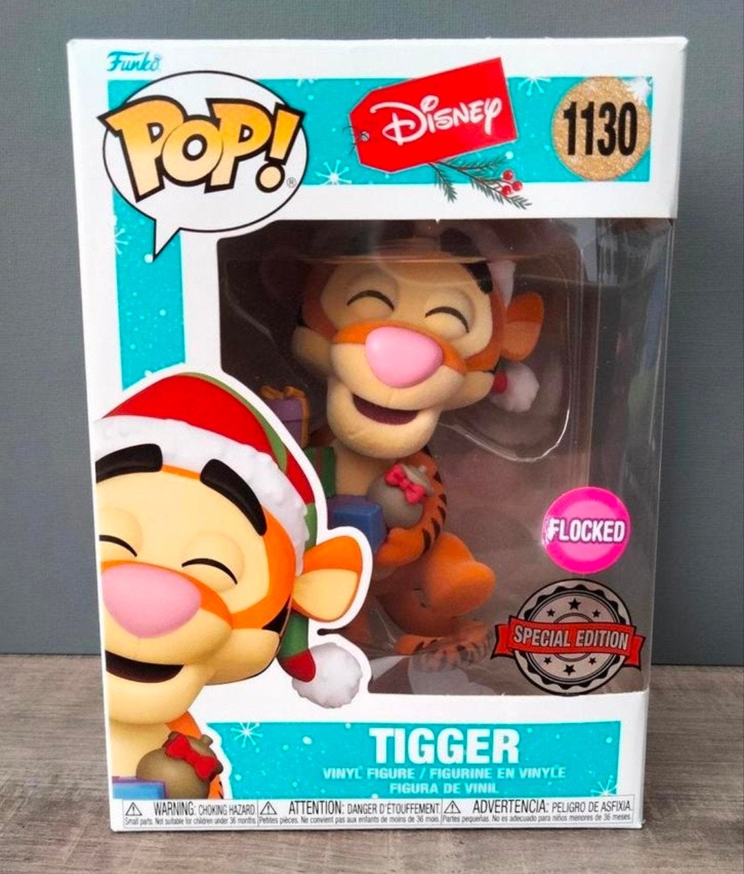 1130 Tigger Flocked Disney Special Edition Flocked Funko Pop, Verzenden, Zo goed als nieuw