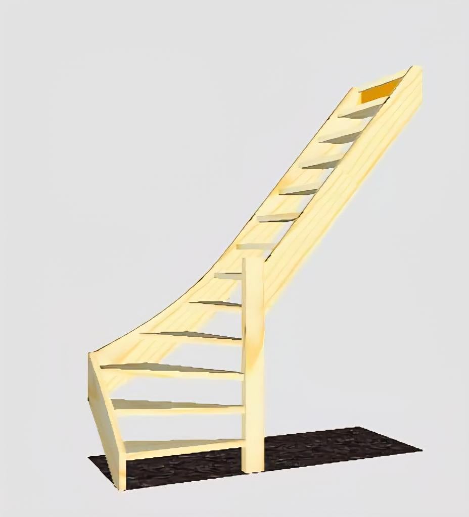 GOEDKOPE ONDERKWART BOUWPAKKET TRAPPEN VOOR 800 EURO!!, Doe-het-zelf en Verbouw, Ladders en Trappen, Ophalen of Verzenden, Nieuw