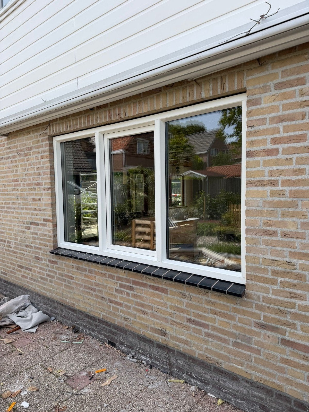 Nieuwe kunststof kozijnen met Hr+++ triple, Ophalen, Nieuw, Gevelraam of Ruit