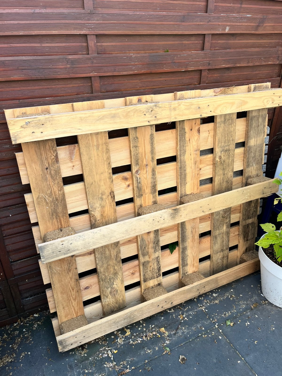 Pallet 127x145, Doe-het-zelf en Verbouw, Hout en Planken, Ophalen, Zo goed als nieuw, 50 mm of meer, Minder dan 200 cm