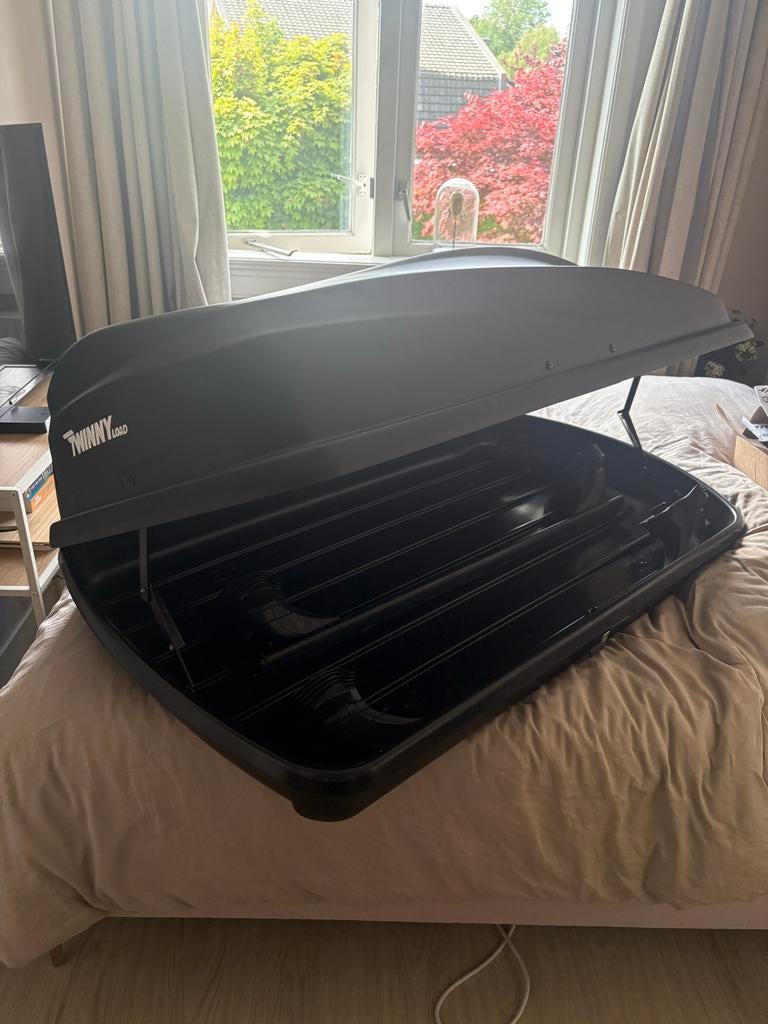 Twinny Load Dakkoffer met dragers - Zo goed als nieuw, Auto diversen, Dakkoffers, Ophalen of Verzenden, Zo goed als nieuw