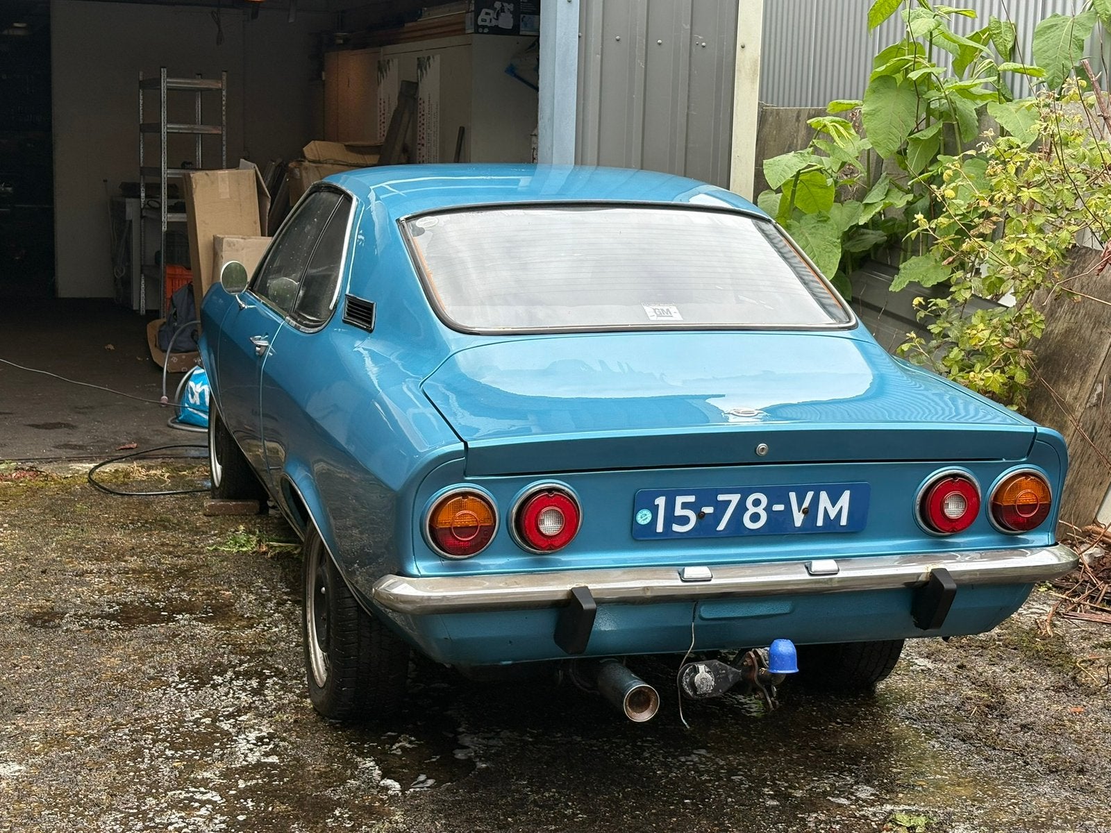 Opel Manta 2.0 1972 Blauw, Achterwielaandrijving, 4 cilinders, Blauw, Handgeschakeld