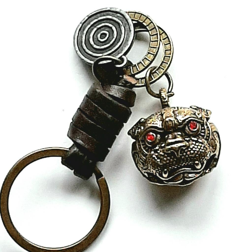 Messing Tijgerkop Bel, amulet voor tas of sleutel, Ophalen of Verzenden, Nieuw