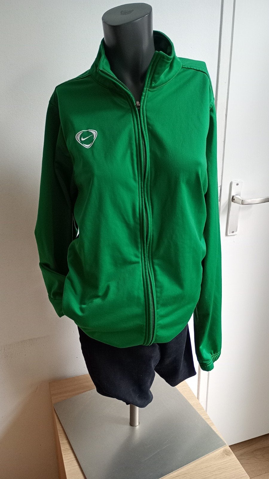 Vintage Nike Jack ('90style) - Maat L - Uitstekende Staat, Ophalen of Verzenden, Zo goed als nieuw, Groen