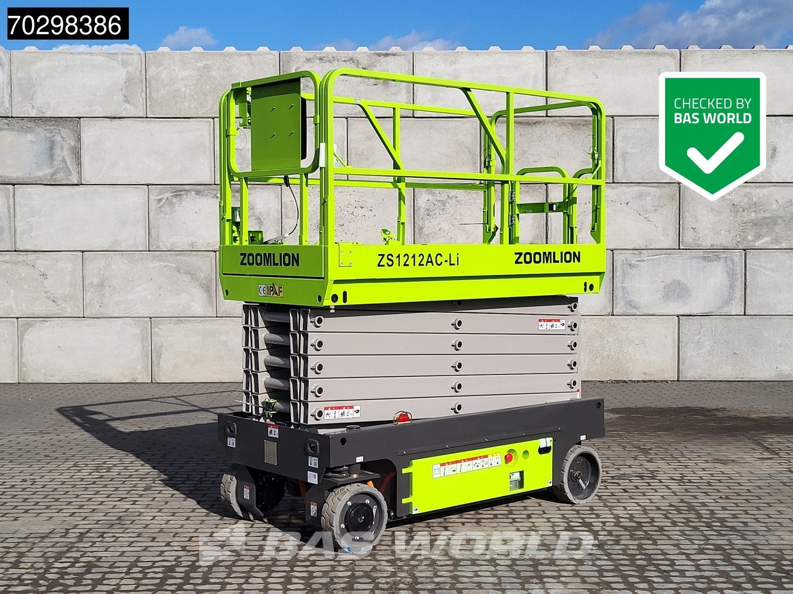 Zoomlion ZS1212AC-Li 12 M - Factory Warranty - CE-Certified