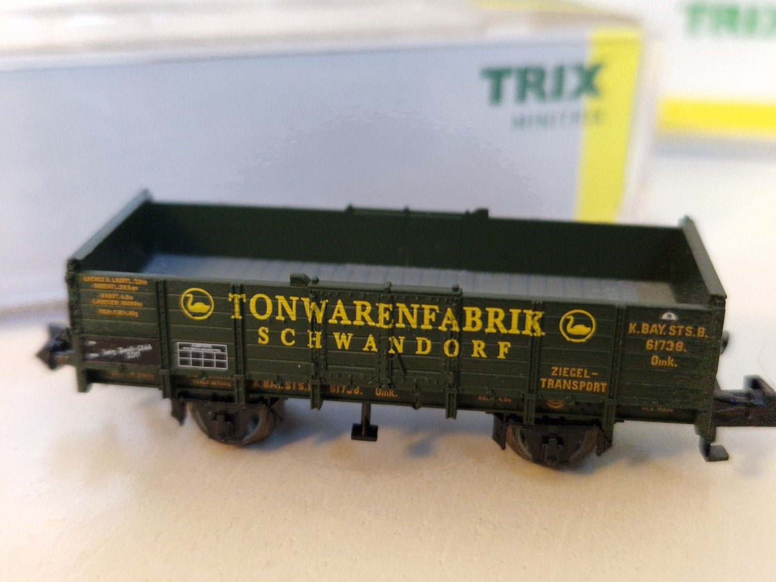Minitrix Clubmodel 2011 Tonwarenfabrik ovp 15365, Hobby en Vrije tijd, Modeltreinen | N-Spoor, Gelijkstroom, Trix, Wagon, Ophalen of Verzenden