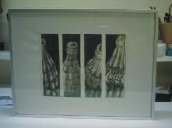 Litho Coca Cola-flesjes surrealistisch, Antiek en Kunst, Ophalen of Verzenden