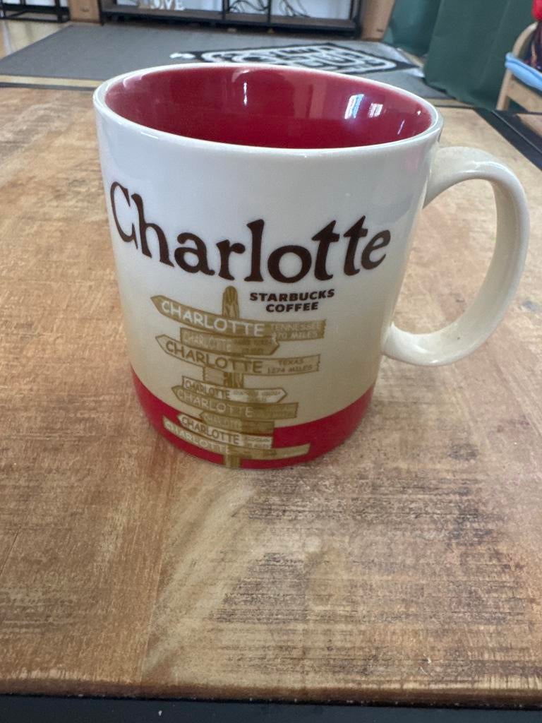 Starbucks Charlotte beker, ongebruikt met SKU sticker, Ophalen, Keramiek, Nieuw, Overige stijlen