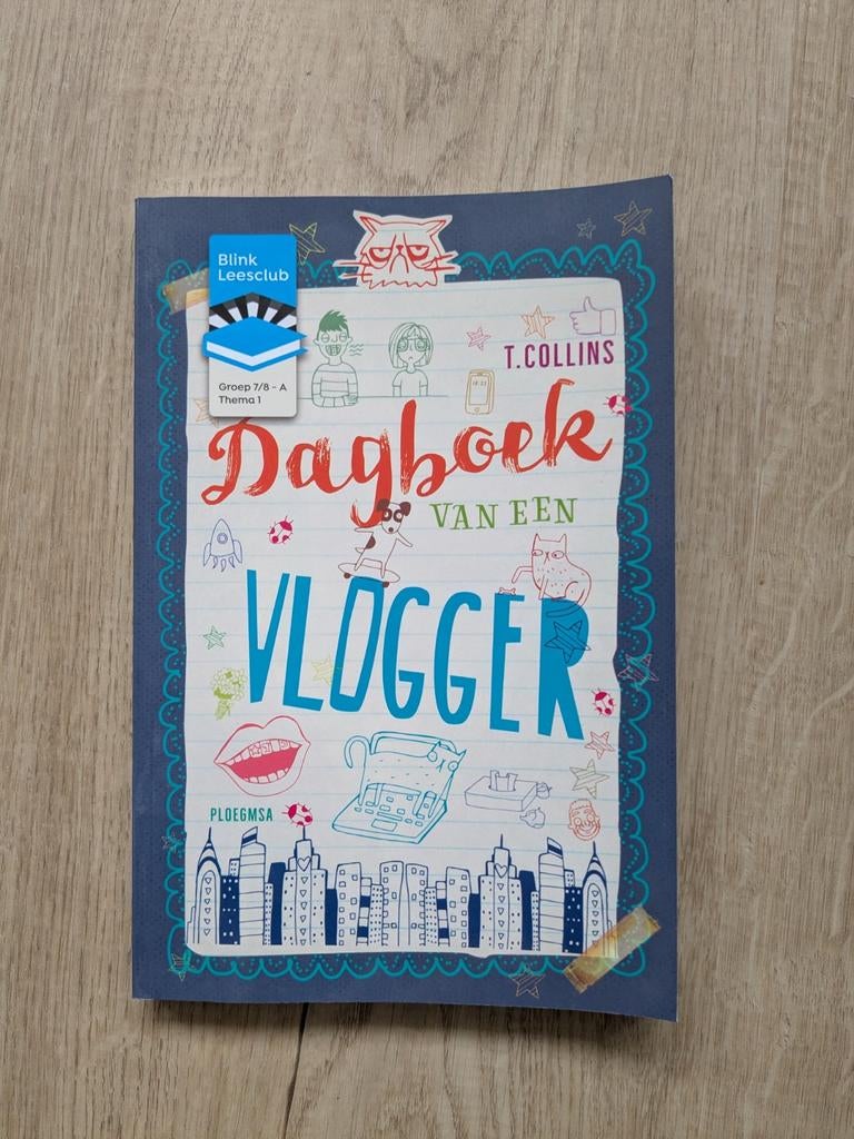 Dagboek van een vlogger, Boeken, T. Collins, Nieuw, Ophalen of Verzenden, Fictie