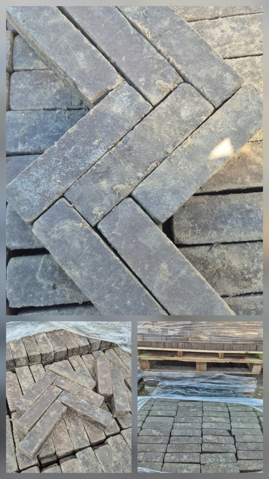 GEBAKKEN WAALTJES.  Op pallets, Tuin en Terras, Ophalen of Verzenden, Gebruikt, Keramiek, Klinkers