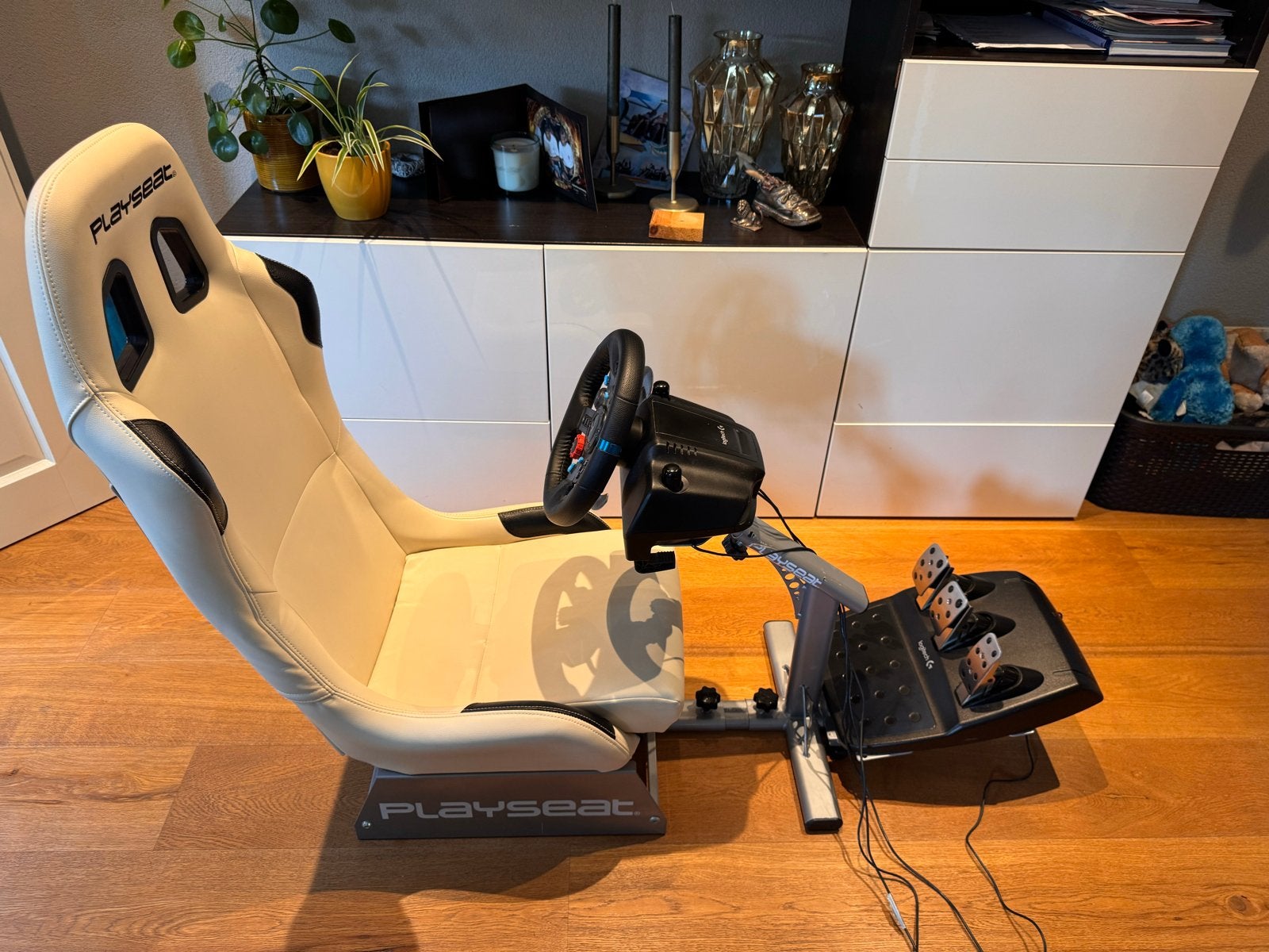 Playseat met Logitech G29 racestuur en pedalen, Ophalen, Zo goed als nieuw