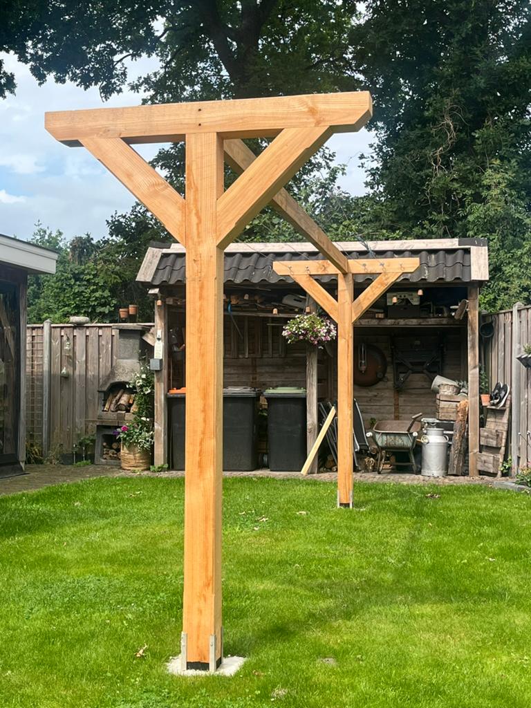 Droogpalen / Waslijnpalen / Lijnpalen / Waspalen Douglas, Tuin en Terras, Droogmolens en Wasrekken, Ophalen, Nieuw