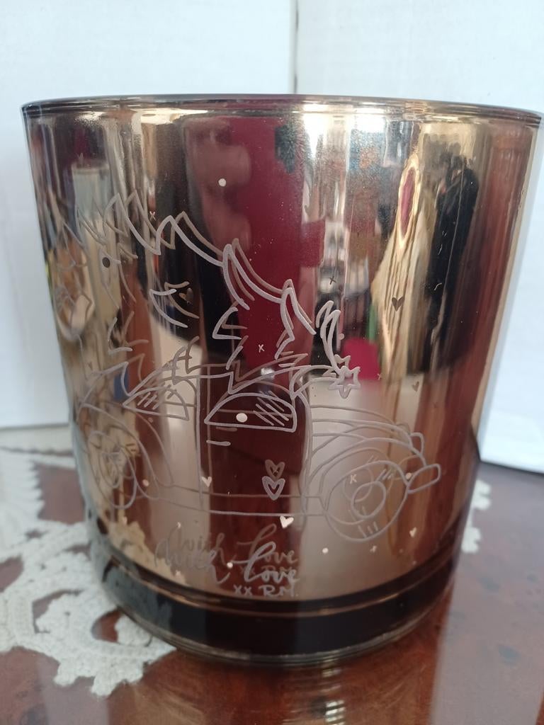 Rivera maison kerst windlicht, Huis en Inrichting, Woonaccessoires | Kandelaars en Kaarsen, Ophalen, Zo goed als nieuw, Overige materialen