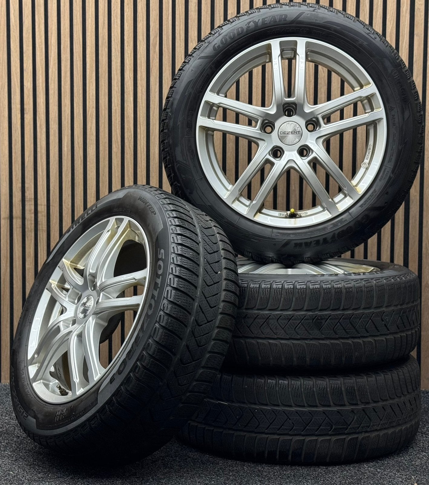 17 inch Dezent TZ - VW Passat B8 5x112 ET40 215/55/17, Auto-onderdelen, Ophalen, 215 mm, ., Banden en Velgen