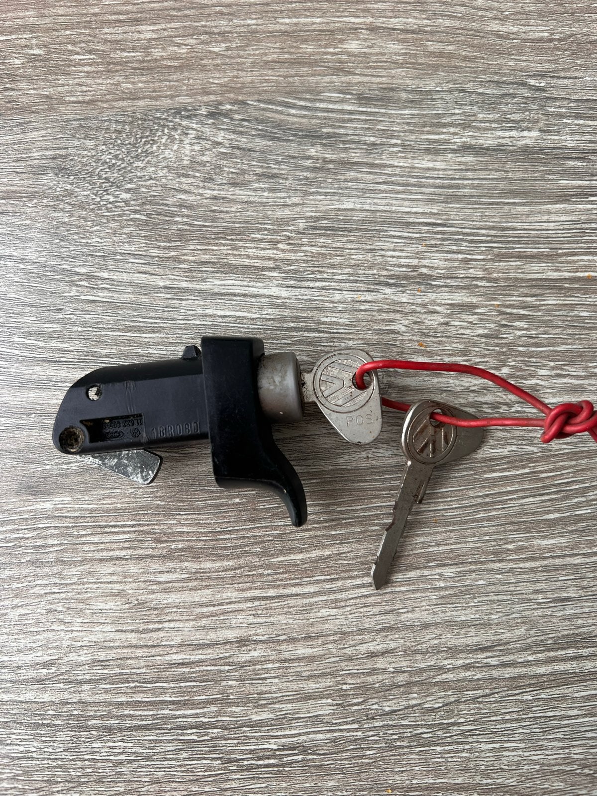Slot achterdeur Volkswagen T2 (1976) met sleutels, Auto-onderdelen, Ophalen, Gebruikt, Achter, Volkswagen