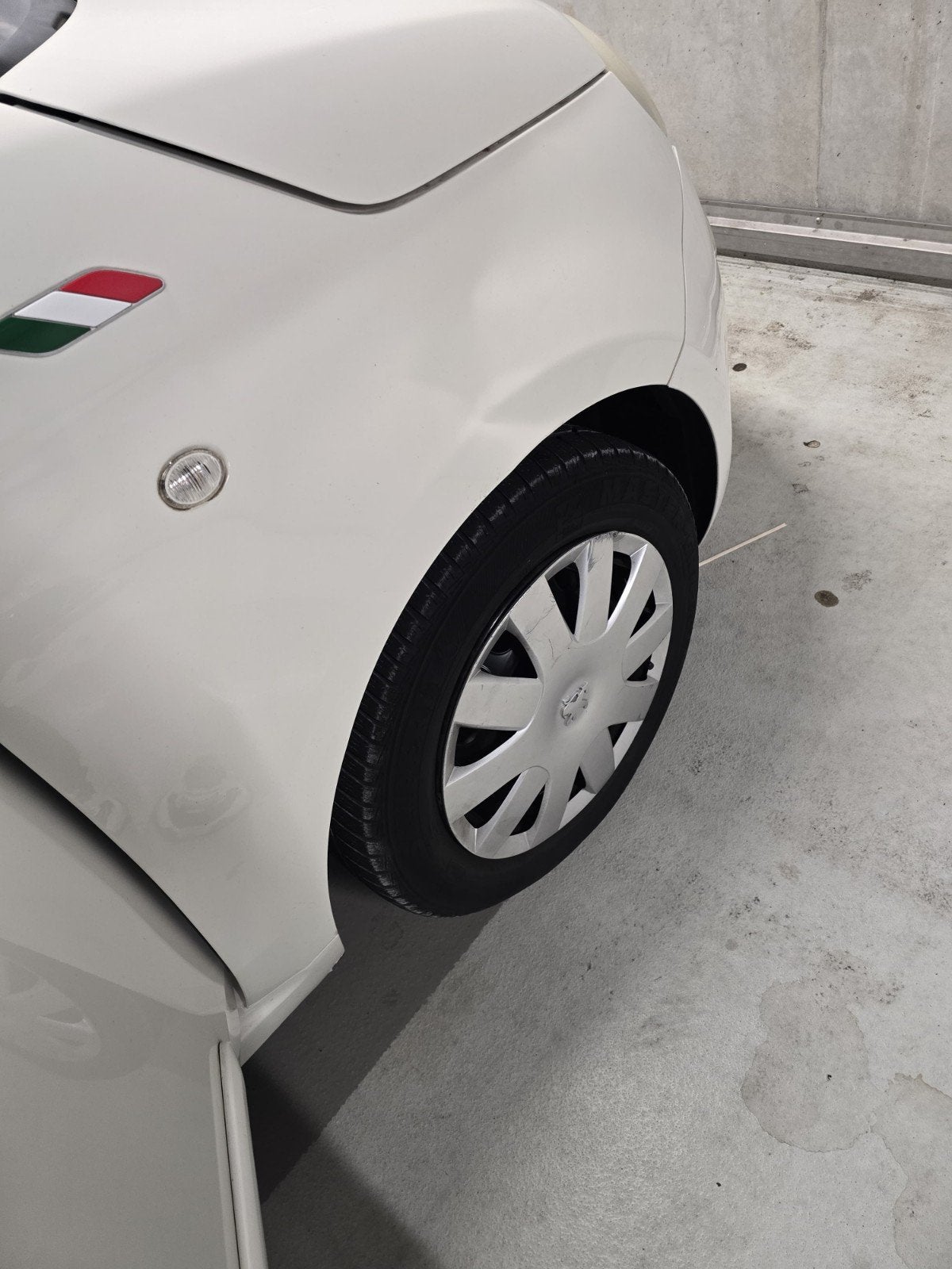 Fiat 500 1.2 AUT 51KW 2010 Wit, Auto's, Stof, 1242 cc, 4 cilinders, Wit