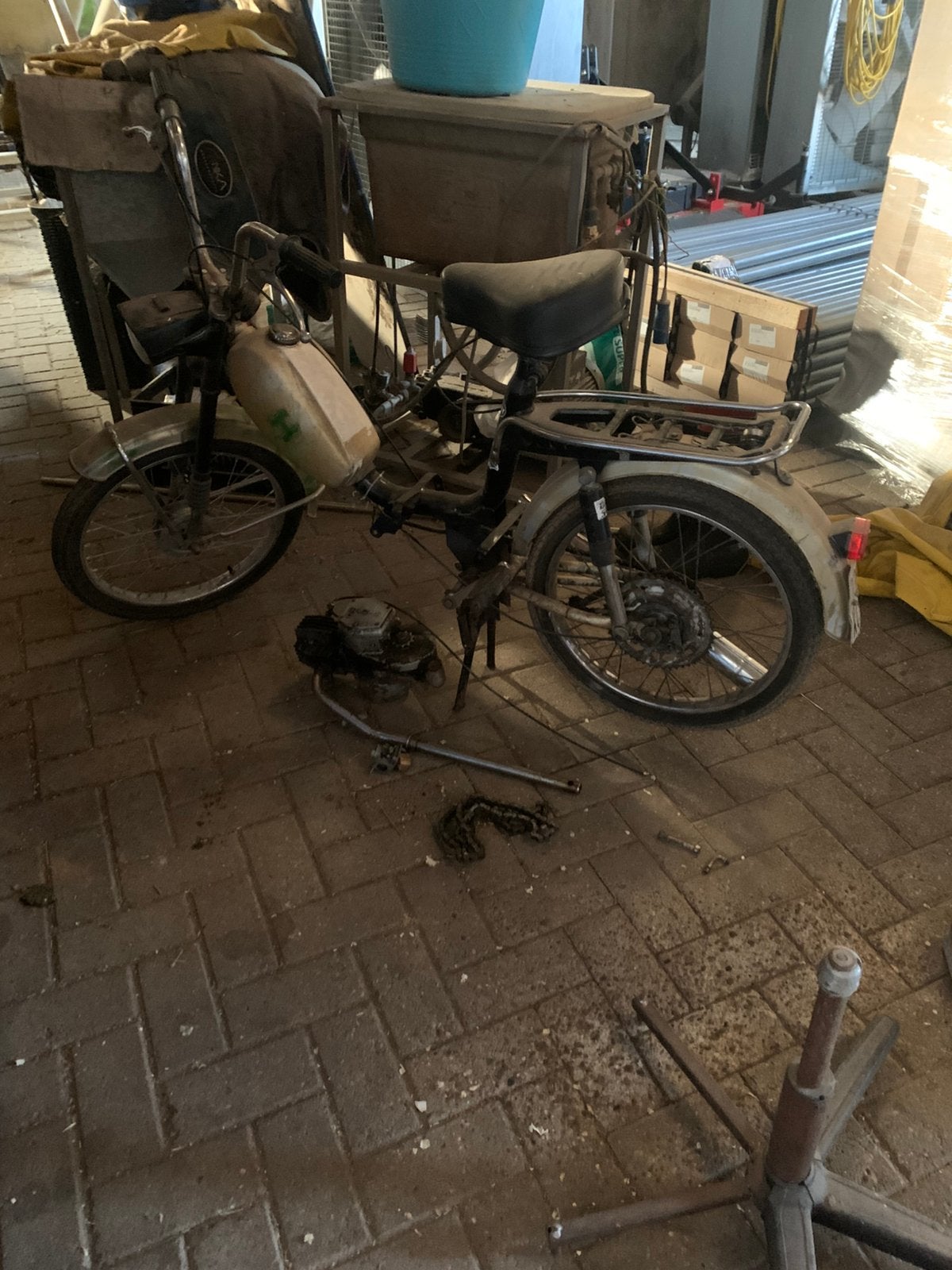 Sachs hercules 504, 1 versnellingen, 50 cc, Maximaal 25 km/u, Ophalen
