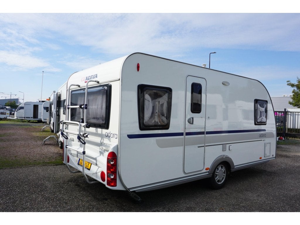 Adria Adora 462 PU Mover,unico,vloerverw, Caravans en Kamperen, Fietsenrek, Rondzit, Bedrijf, Adria