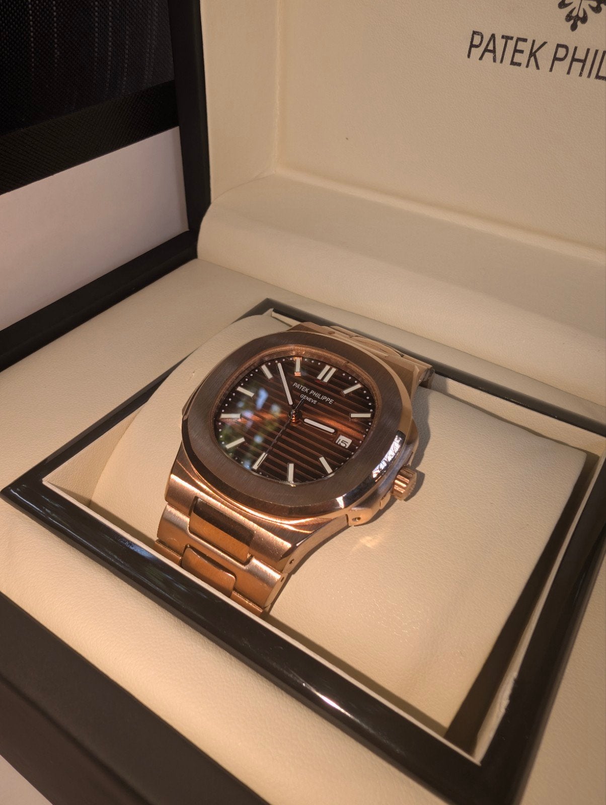 Patek Philippe Nautilus 5711 Chocolate dial, Overige merken, Staal, Staal, Verzenden