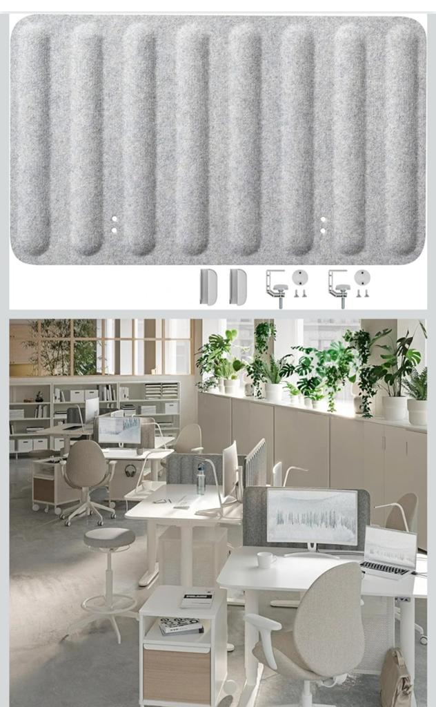 4x Ikea Eilif Schedingswand 80x48cm, Huis en Inrichting, Bureaus, Ophalen of Verzenden, Gebruikt