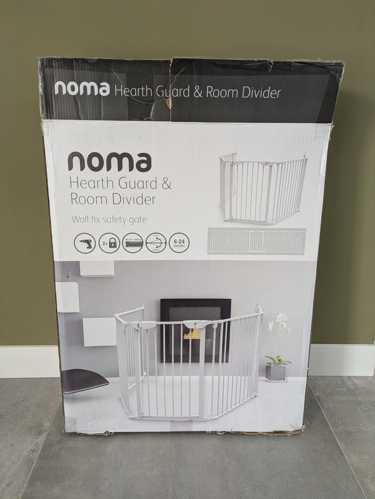 Noma 5-delig Veiligheidshek Wit - Multifunctioneel, Ophalen, Zo goed als nieuw, Metaal of IJzer, 115 cm of meer