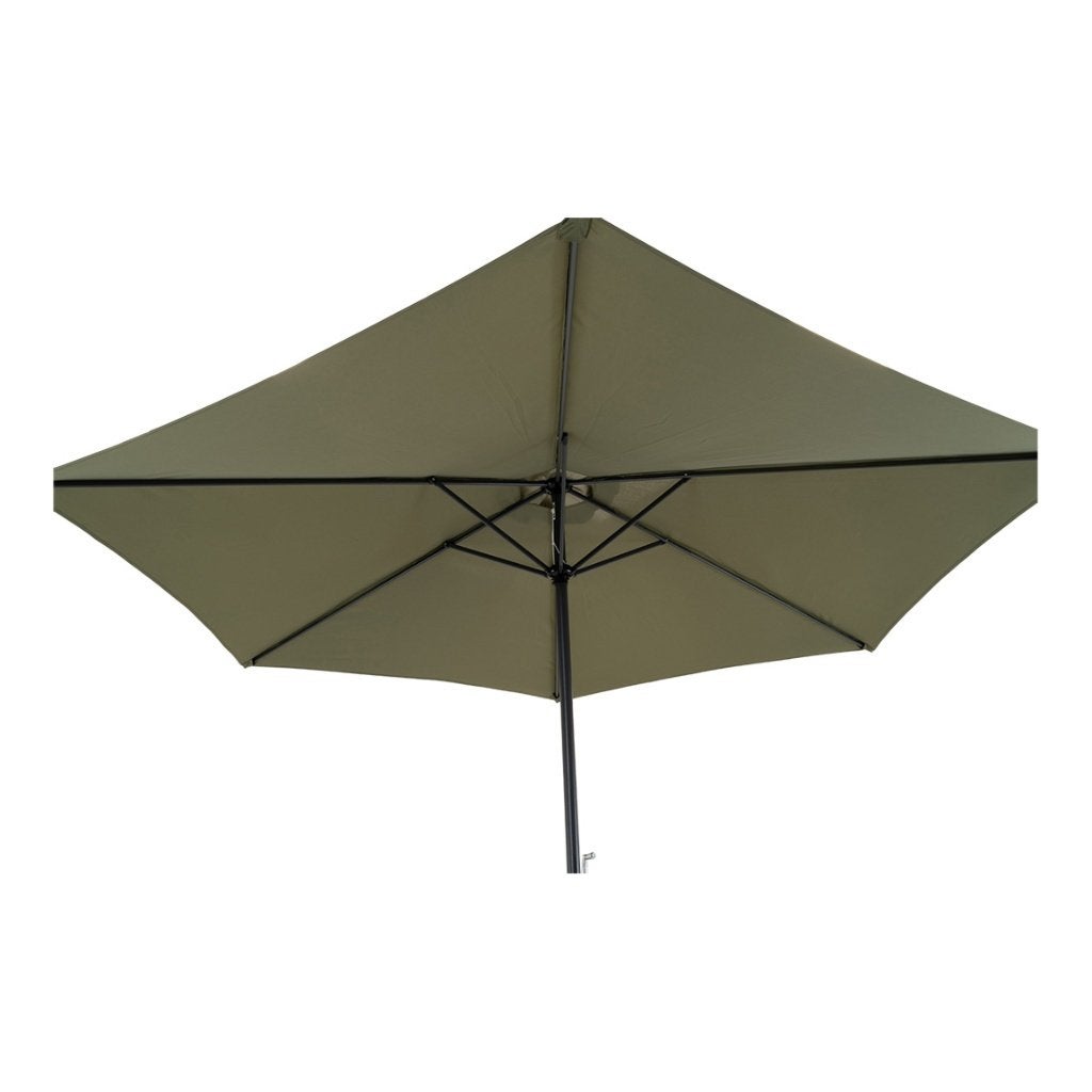 Parasol 3 meter met molen en 6 baleinen olijfgroen, Info@edvonline.nl, Inductorstraat 9b 3903 KA Veenendaal, Nieuw, EDV Online BV