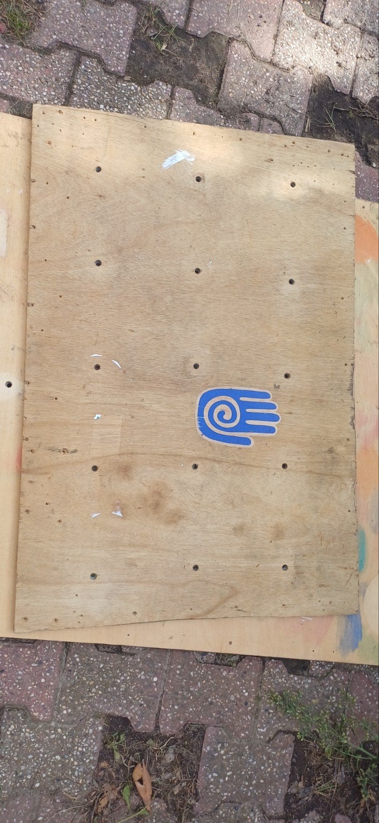 Klimwand panelen met slagmoeren voor klimwand, Ophalen, Gebruikt, Klimsport-accessoire