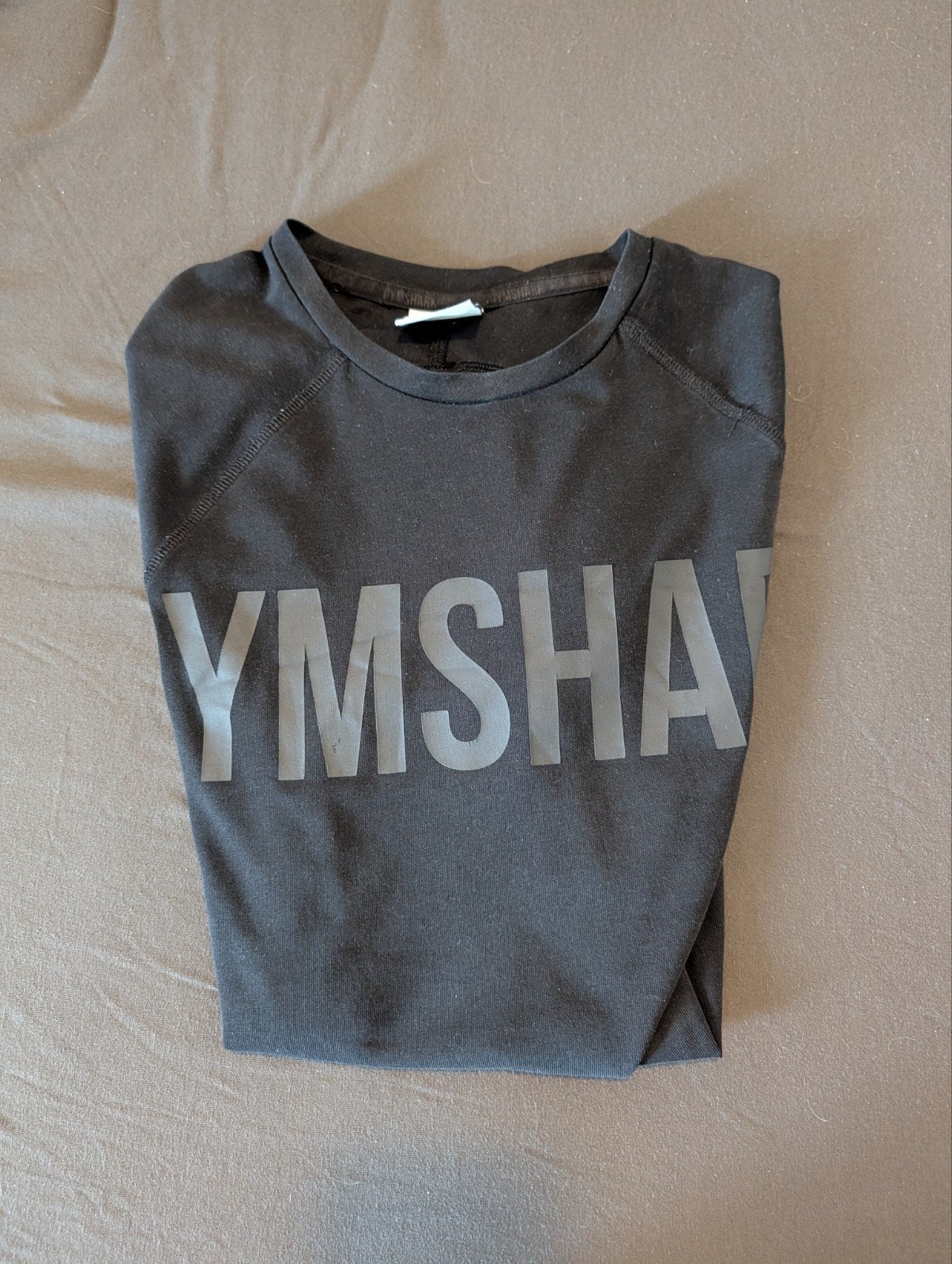 Gymshark Zwart T-shirt maat M, Ophalen of Verzenden, Zo goed als nieuw, Zwart