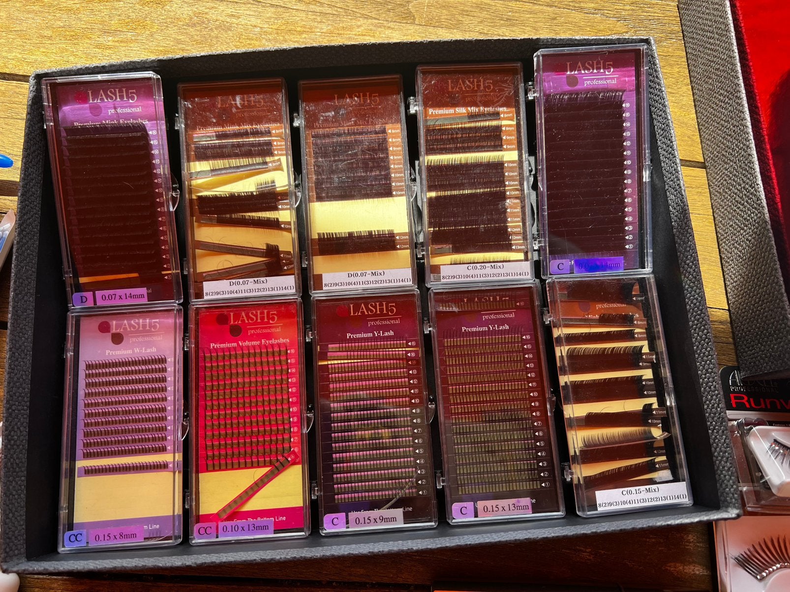 Wimperextensions Lash Extend en Lash5 complete set!, Ophalen, Zo goed als nieuw, Overige typen