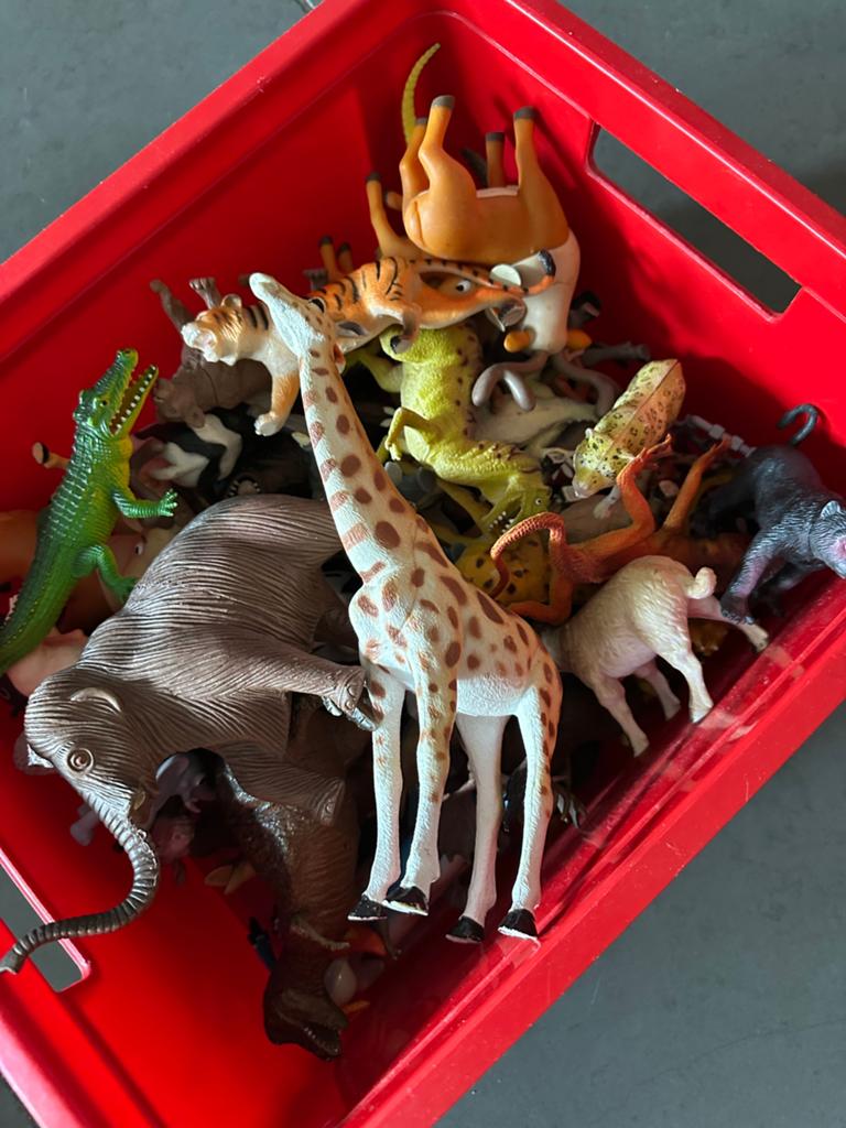 Bak vol dieren, Kinderen en Baby's, Speelgoed | Overig, Ophalen, Jongen of Meisje
