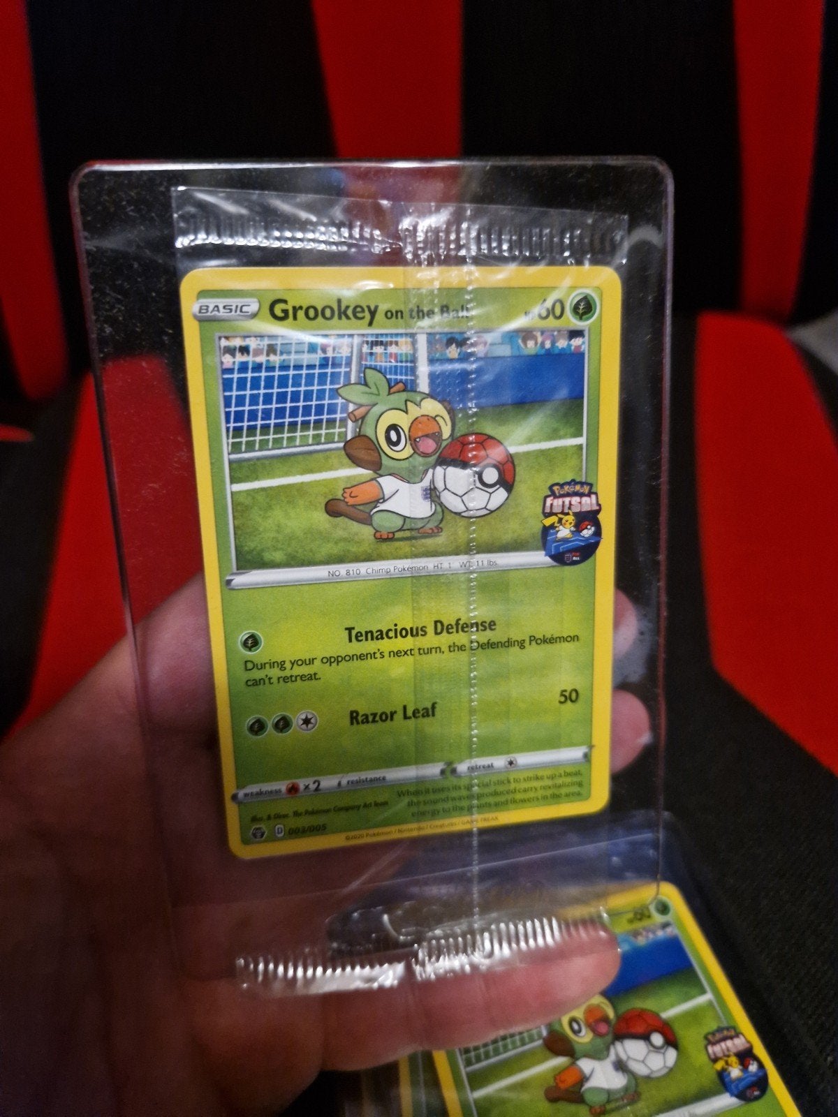 pokemon Grookey On The Ball 003/005 Sealed Promo, Ophalen of Verzenden, Nieuw, Losse kaart, Foil