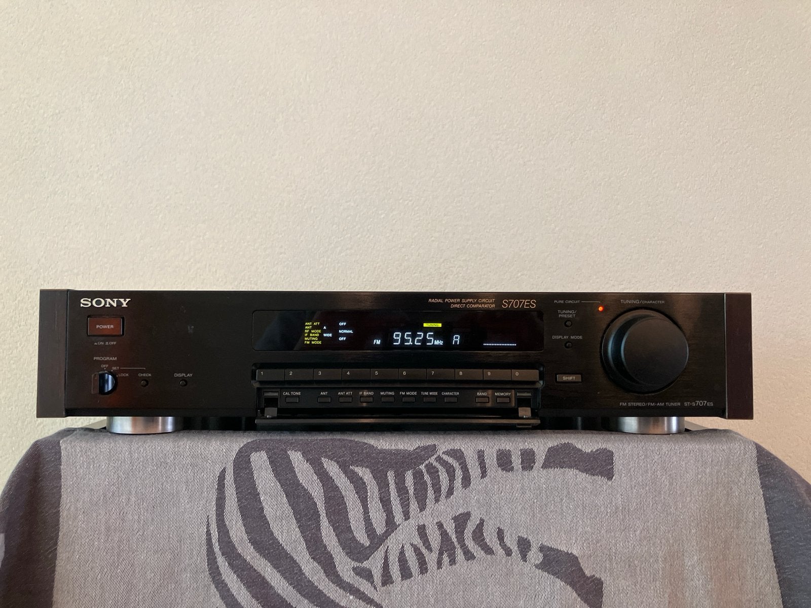 Sony ST-S707ES FM Stereo/FM-AM Tuner, Audio, Tv en Foto, Ophalen, Gebruikt, Analoog