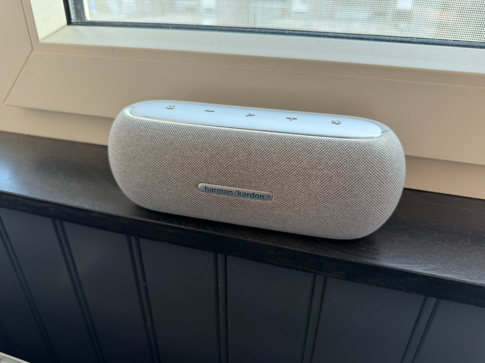 Harman Kardon Luna grijs, Audio, Tv en Foto, Ophalen of Verzenden, Zo goed als nieuw, Draagbare speaker, Minder dan 60 watt
