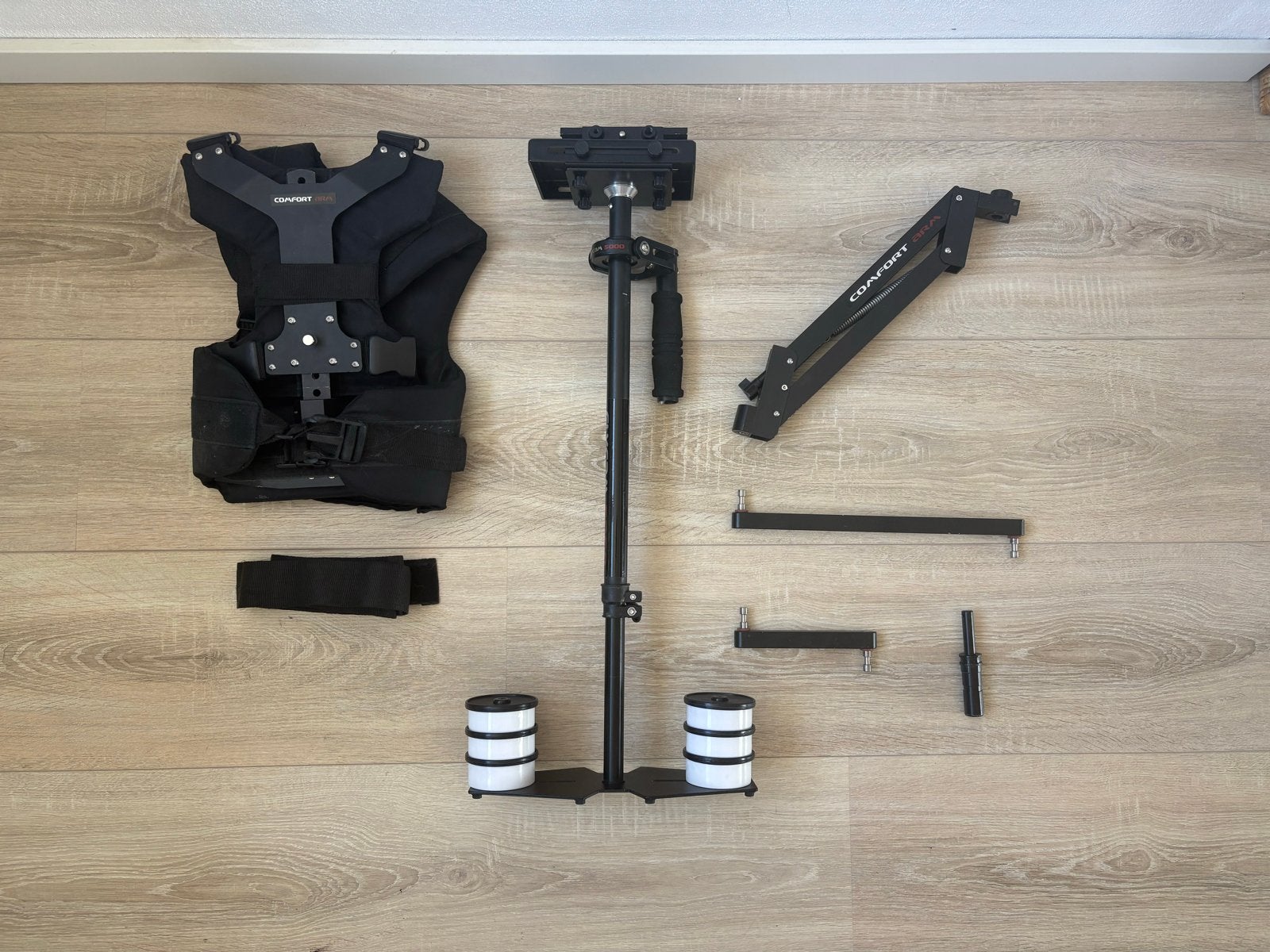 Flycam 5000 Stabilisator met Comfort Arm en Vest, Overige merken, Gimbal, Ophalen of Verzenden, Gebruikt