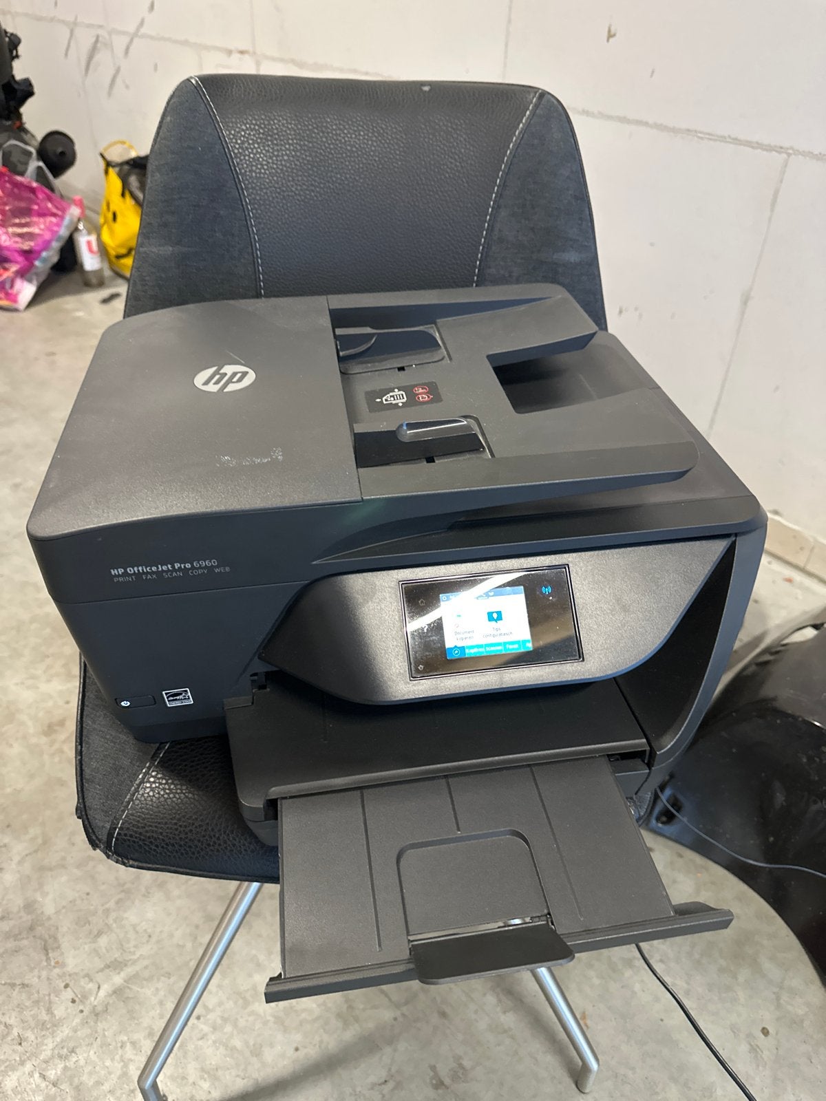 HP OfficeJet Pro 6960 All-in-One printer met wifi en Bluetoo, Faxen, Inkjetprinter, All-in-one, Ophalen of Verzenden